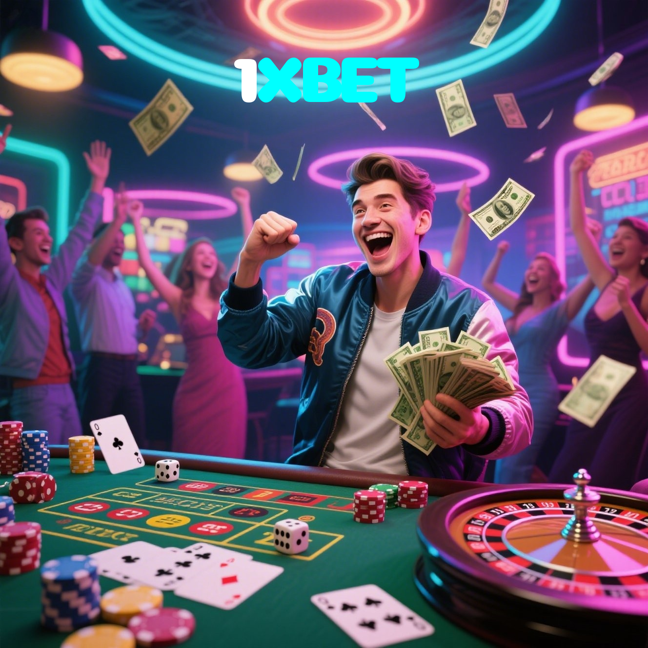 1XBET：Divirta-se com blackjack, poker e apostas ao vivo em futebol no cassino online!